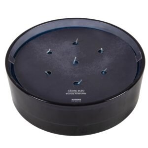 Vela perfumada Cedro azul en tarro de vidrio azul